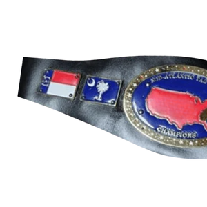 Cinturón de Campeonato de Lucha Libre Personalizado Premium Mid-South, Trofeo Personalizado de Alta Calidad para Coleccionistas - Product Image 3