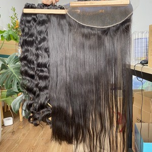 MEJOR FRONTAL HD para encaje Frontal Straight-Wave-Curly Raw Vietnamese Human Hair Remy Hair Full 9*6 13*4 13*6 Extensión de cabello humano - Product Image 5