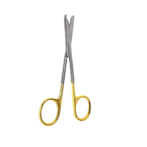 กรรไกรตัดไหมเย็บแผลแบบใช้มือ ทำจากสแตนเลสเกรดทางการแพทย์ คุณภาพสูง ใช้ซ้ำได้ ได้รับการรับรองมาตรฐาน CE สำหรับการตัดไหมเย็บแผล - Product Image 4