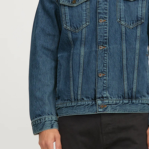 Vestes en jean pour hommes de qualité supérieure, design unique, légères, respirantes, coupe-vent, style streetwear, couleur personnalisable sur le devant - Product Image 6