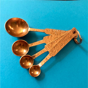 Be Safe <b>Copper</b> Measuring <b>Cup</b> With Hammered Design Handle Set Of 4 Piece Hotel And Wedding Kitchenware Tools From Indian Supplier - Product Image 2