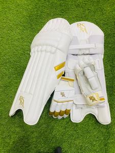 Suministros de grillo RSM, protector de piernas, COLOR dorado y blanco - Product Image 5