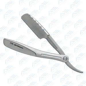 Gran oferta, herramientas de belleza con logotipo personalizado, maquinilla de afeitar recta profesional de acero inoxidable para afeitado y aseo - Product Image 6