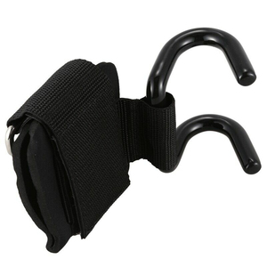 Best Price Customized Power Hooks Fitness Wrist Holder Rod Gym Heavy Duty Weightlifting <b>Barbell</b> Hooks - Product Image 5