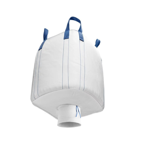 Heavy Duty <b>White</b> PP Woven Spout Top Sealing Silk Screen Printed Jumbo FIBC Bulk Bag 1 Ton for <b>Sand</b> Cement Mineral Agricultural - Product Image 3