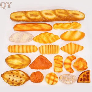 QY Logo Personnalisé Pain Squishy Lente Rising PU Squeeze Jouet Réaliste Alimentaire Soulagement Du Stress Sensoriel Fidget - Product Image 1