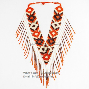 Gargantilla de cuentas hechas a mano Maasai africano de cuentas de cristal de alta calidad para joyería de moda para mujer - Product Image 4