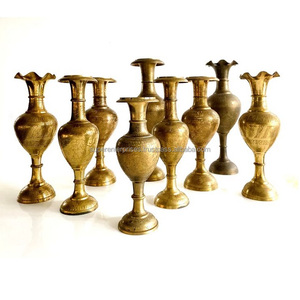 Affordable Enamel Printed Brass <b>Flower</b> <b>Vase</b> for Table Decoration & Wedding Centrepiece Vintage Style <b>Flower</b> <b>Vase</b> Customized Size - Product Image 6