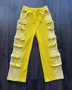 Pantalones Jogger de Punto Waffle Personalizados para Hombre, Multibolsillos, Pierna Recta, Casuales, 100% Poliéster, Impermeables, Transpirables, OEM, Venta al Por Mayor - Product Image 6