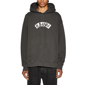 Sudaderas Ksubi de Alta Calidad para Hombre, Estilo Vintage con Lavado Ácido, Sudaderas con Capucha y Cuello Redondo, Modelo Flared Heavyweight Thorned Ekcess KSUBI para Unisex - Product Image 3