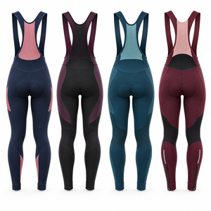 Fabricante Personalizado |   Pantalones térmicos de ciclismo para mujer, para invierno |   Negro Azul Marino Borgoña |   Ropa Deportiva y para Actividades al Aire Libre | - Product Image 2