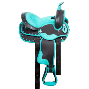Silla de Montar Occidental para Caballo 100% Cuero Genuino, Transpirable, Color y Diseño Personalizables, Logotipo Personalizado, OEM/ODM, Alta Calidad, Precio Competitivo - Product Image 1