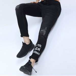 New Arrivals Trousers Stretch <b>Men</b> <b>Jean</b> Pants Fashion Casual Ripped Denim <b>Men</b> <b>Jeans</b> New High Quality OEM Serviced Design - Product Image 5