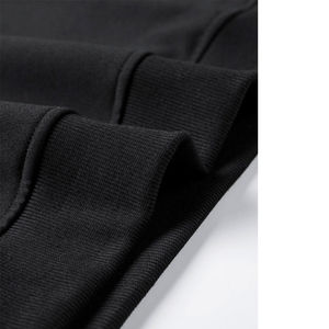 Sudadera con Capucha de Doble Panel para Hombre, Diseño en Contraste, Estilo Urbano, Corte Holgado Informal, Mezcla de Algodón - Product Image 4