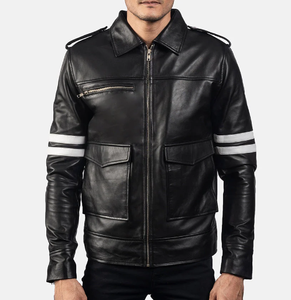 เสื้อแจ็คเก็ตหนังคาเฟ่เรเซอร์ - Product Image 6