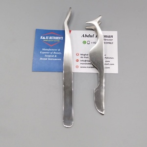 High Quality Stainless Steel Slanted Tip <b>Eyelash</b> <b>Applicator</b> Tweezer Sustainable for Eyebrow Use - Product Image 2