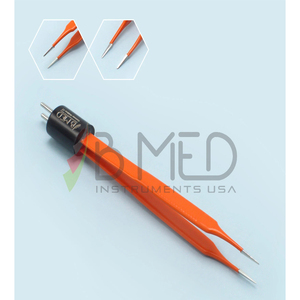 Pince bipolaire McPherson antiadhésive isolée, 4 embouts droits de 0,5 mm, instrument chirurgical ophtalmique et spinal - Product Image 3
