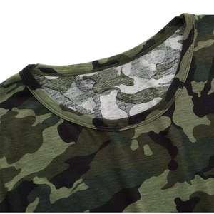 T-shirts courts en coton pour femmes, style streetwear, à manches courtes, respirants, coupe ample, qualité professionnelle, imprimé camouflage - Product Image 4