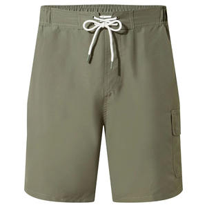 Short de bain pour homme à séchage rapide, imperméable, anti-plis, respirant, avec poches, taille élastique, short de plage avec doublure en maille intérieure - Product Image 6