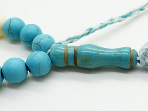 Tasbih de Hueso, Subha, Cuentas de Oración, Misbaha, 99 Cuentas, Ecológico, Hecho a Mano, Arte Moderno, Coleccionable - Product Image 5