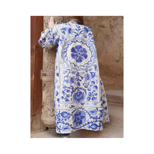 Elegante Kimono Suzani, Chaqueta Larga Bordada Étnica para Mujer, Prenda Exterior de Moda Boho - Product Image 3