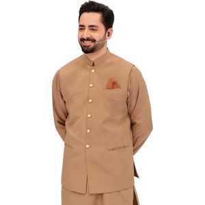 Chaleco Festivo para Hombre, Estilo Pakistaní, Tradicional, Bordado, para Bodas y Fiestas, Colores y Tallas Personalizables - Product Image 1