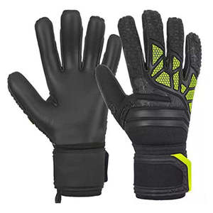 High Quality Breathable Polyester Spandex/<b>Latex</b> Grip Stretch Fit Youth Adult American Football Receiver & Goalkeeper <b>Gloves</b> - Product Image 1