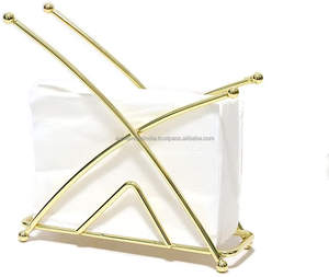 Classic <b>Matte</b> Black Metal Napkin Holder Elegant Design Perfect for Stylish <b>Table</b> Settings and Home Decor by ACMI - Product Image 3
