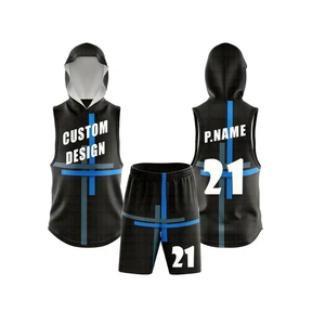 Nuevo Uniforme de Jersey 7V7 para la Temporada, Uniforme de Equipo para Adultos sin Mangas con Capucha, Nombre del Equipo Personalizado, Impresión Digital Transpirable - Product Image 4