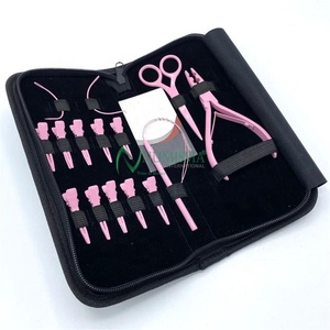 Wholesale Ariston International Professional Lightweight Solid Color Surgical Grade Stainless Steel Hair Extension Pliers Kit - Product Image 3