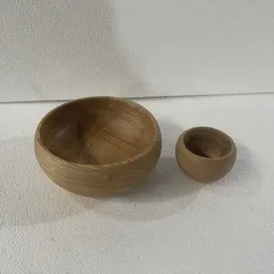 High quality top seller Japanese acacia wooden bowl made in Viet Nam