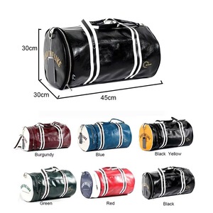 Wholesale Water Resistant PU Polyester Lining Retro Sport Training Gym Duffel <b>Bag</b> for Unisex Shoulder Adjustable Strap 20-<b>30L</b> - Product Image 3