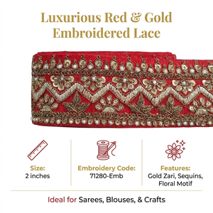 Vestido de Novia de Lujo con Lentejuelas Multicolores Brillantes, Bordado Étnico Floral, Ribete de Encaje Vintage Ecológico - Product Image 6