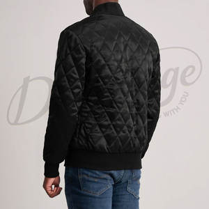 Chaqueta Bomber Acolchada Black Diamond para Hombre, Corte Ajustado, con Cierre, Ligera, Cálida, Informal, Deportiva - Product Image 2