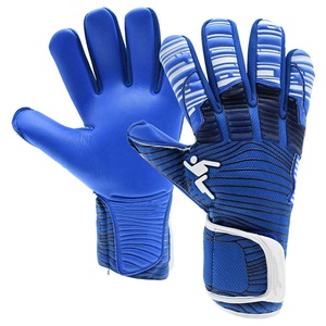 Gants de gardien de but professionnels personnalisés de haute qualité Blue Eagle Sports, fermeture auto-agrippante, respirants, antidérapants, pour gardiens de but performants - Product Image 1