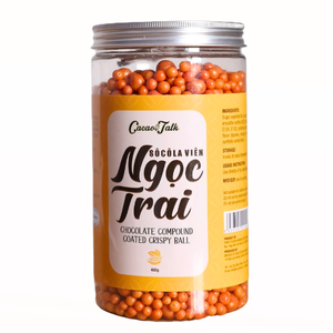Chocolats exotiques vietnamiens pour la décoration de gâteaux, HALAL OEM/ODM, billes de chocolat croustillantes dorées, expédition mondiale - Product Image 1