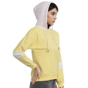 Geringe Mindestbestellmenge Kundenspezifische OEM Damen Einfarbige Winter-Hoodies mit Eigenem Logo-Druck zum Verkauf - Product Image 5