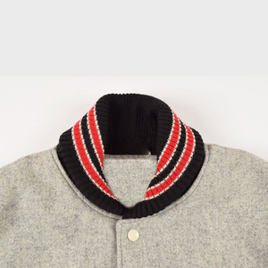 Hot Selling Men's Wool Varsity <b>Jackets</b> High Quality Custom Logo College OEM Service with Long Sleeves Varsity <b>Jacket</b> for Men - Product Image 4