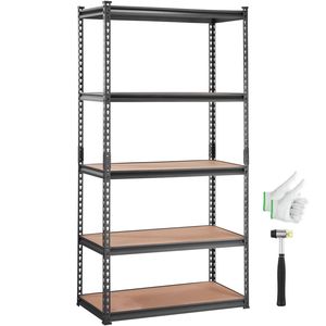 Scaffalatura Regolabile a 5 Ripiani per Garage, Capacità di Carico 907 kg - Product Image 1