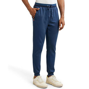 Pantalones Deportivos Antipilling para Hombre, Pantalones Casuales de Corte Ajustado con Puños Elásticos y Superficie Resistente - Product Image 2