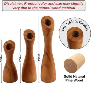 Unique Design Stylish Wooden Candle Holder for Dining <b>Tables</b> <b>Coffee</b> <b>Tables</b> and Festive Decoration Setup Available At Best Price - Product Image 1