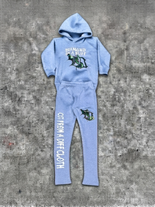 High Quality Pink Hooded Tracksuit Set Full Length Cotton Sweatshirt <b>Pants</b> With DTG Print Casual Autumn Wear <b>Sweat</b> Suits <b>For</b> <b>Men</b> - Product Image 2