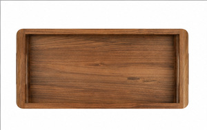 Bandeja de Servicio de Madera de Acacia Sólida de Primera Calidad, Bandeja de Desayuno de Madera, Bandeja para Servir Café con Asas, Bandeja para Hotel y Restaurante - Product Image 5