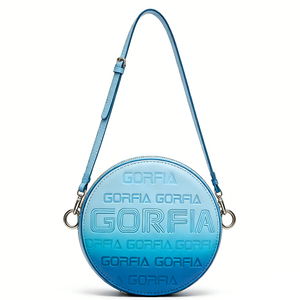 Sac à bandoulière de luxe pour femme, de créateur, avec logo gaufré et chaîne, en PU imperméable, sangle réglable - Product Image 3