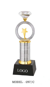 21.Premium metal diamond trophy for outstanding performance recognition. - Product Image 6