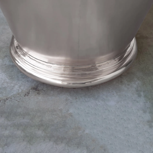 Baignoire en cuivre finition nickel intérieur et extérieur, faite à la main, autoportante, baignoire de luxe, décoration de salle de bain vintage - Product Image 3