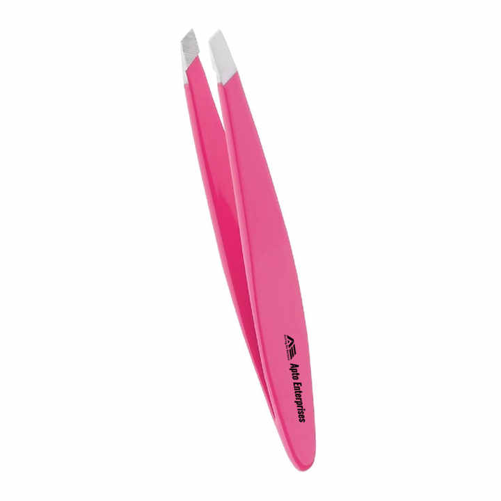 Mini Slant and Point Tip Tweezer Set for Ingrown Eyebrow and Facial Hair Removal for Chin Hair Removal Too!