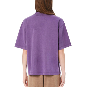T-shirt de sport pour femme bleu marine foncé, extensible, manches courtes, col rond, polyester, nouveau, décontracté, pour yoga et entraînement - Prix usine - Product Image 4