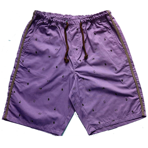 Shorts imprimés verts pour hommes, séchage rapide, motif intégral, pour la plage, la natation, la gym, décontractés, légers, en tissu respirant avec bande latérale - Product Image 4