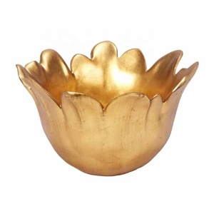 Novedad, Tazones de Chocolate Dorados Pulidos, Tazones de Servir de Aluminio de Lujo para el Hogar, Hotel, Restaurante, Utensilios de Cocina - Product Image 1